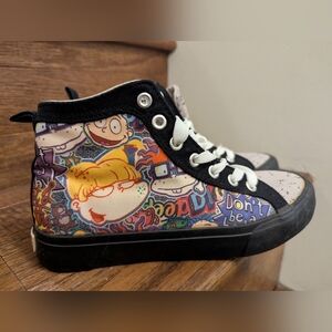 Limited edition Rugrats sneakers Black Women's or youth size 5